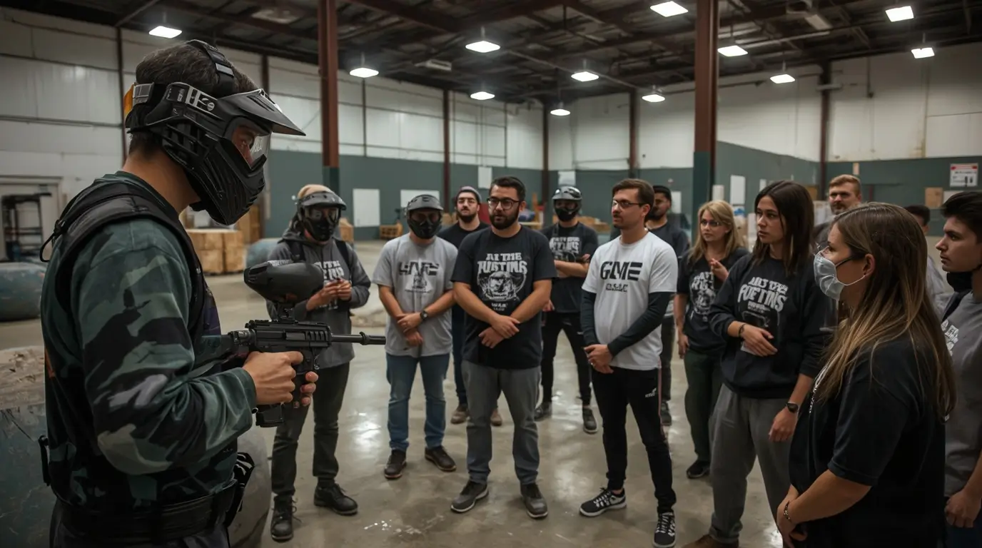 Tips for supervising a group of beginner paintballers