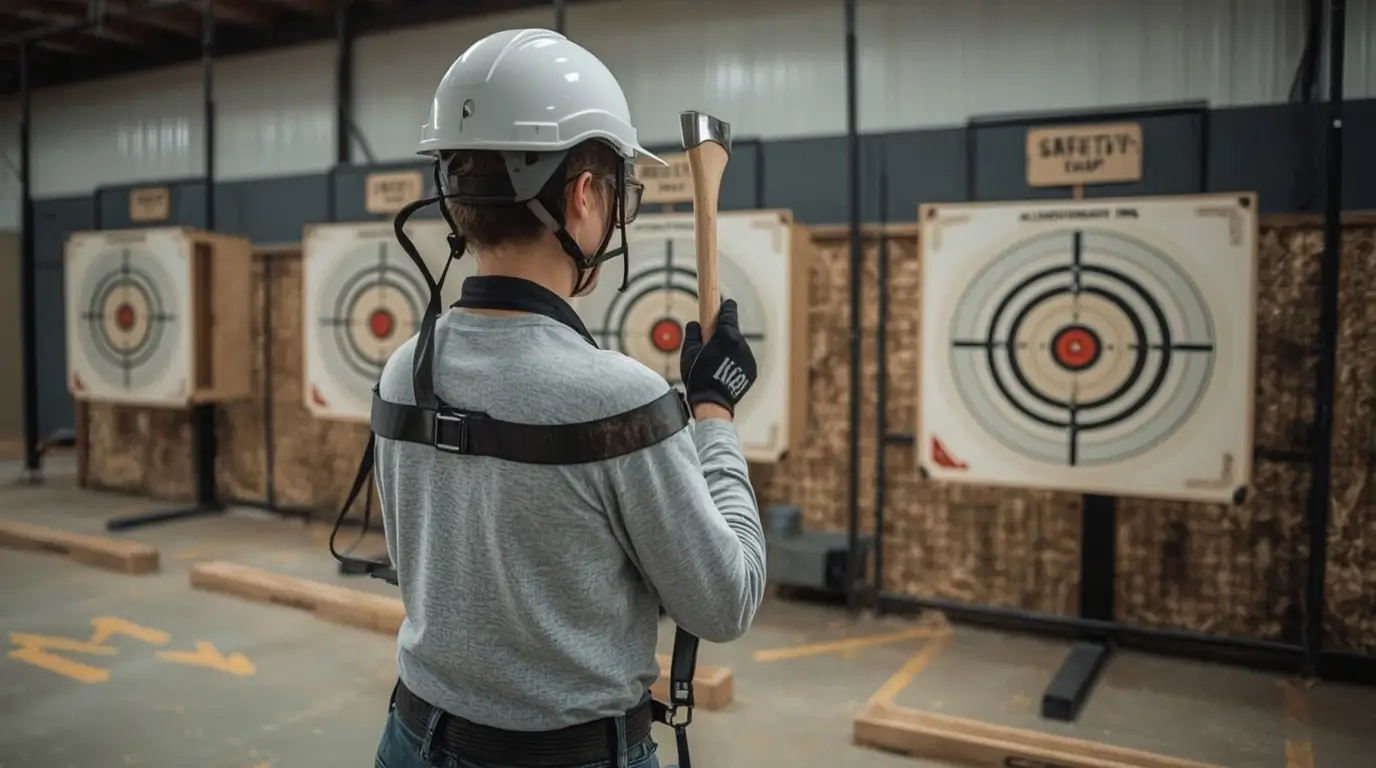Waarom is een veiligheidsuitrusting essentieel bij het bijlwerpen?