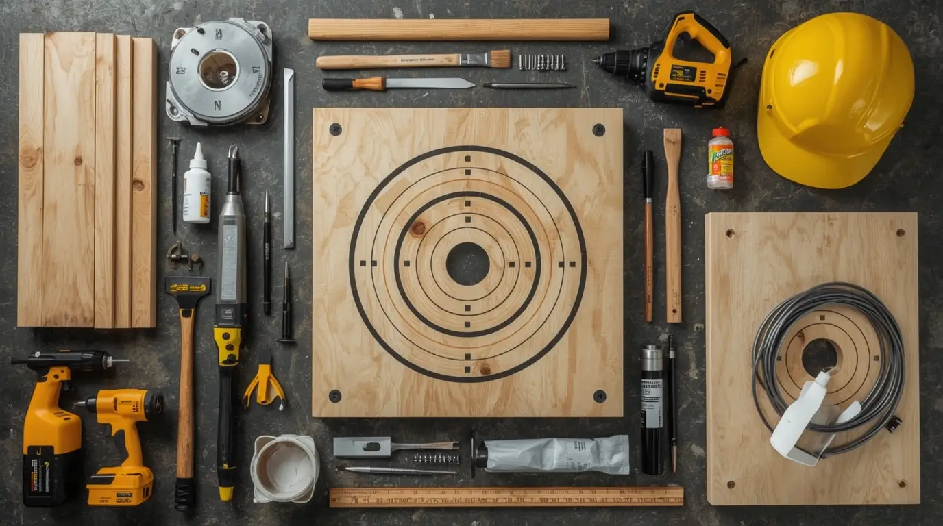 Complete guide to homemade axe throwing with materials, tools and detailed steps