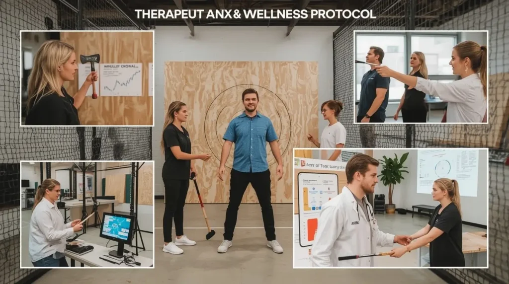 Therapeutic axe-throwing protocol to optimise benefits for body and mind