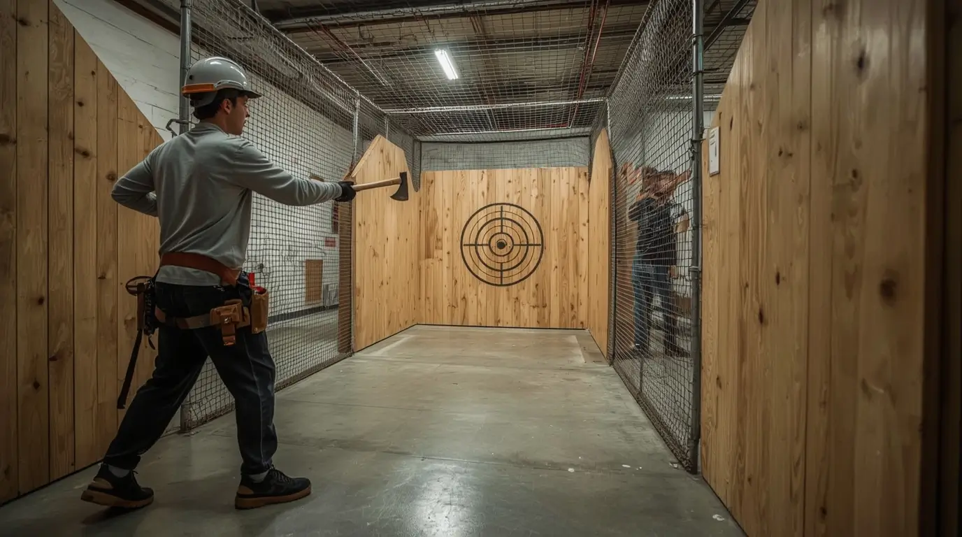 What is the minimum age for axe-throwing?