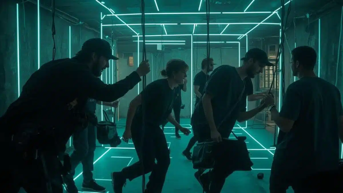 Modern centrum voor teamspellen - 5 samenwerkende uitdagingsruimten