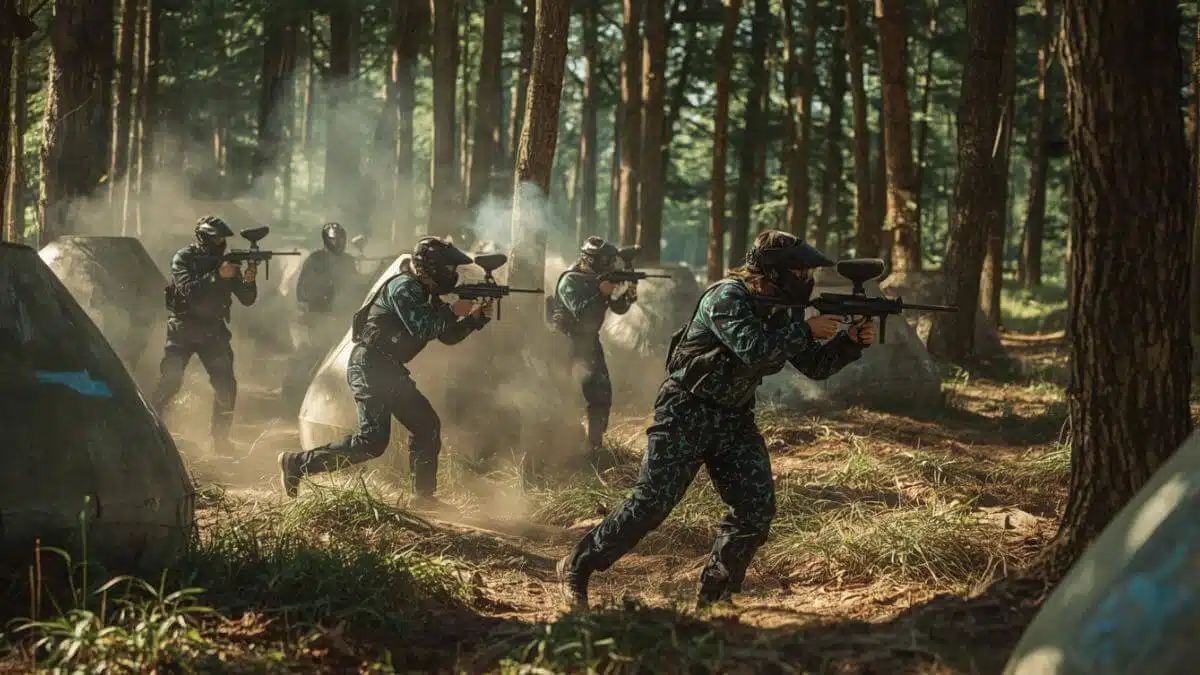 Combat de paintball - Activités Bruxelles