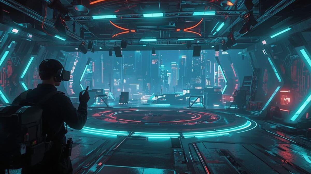 Combats arène VR à Anderlecht – Joueurs en pleine action immersive