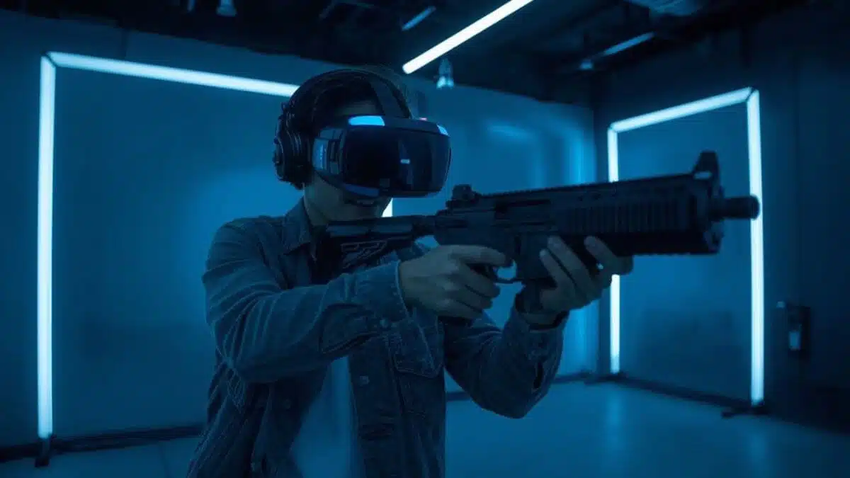 Environnement virtuel simulateur GAIM – Scénario de chasse immersif