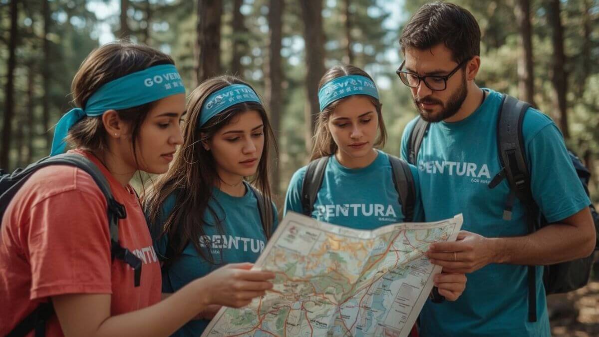 Épreuve d'orientation Défi Nature - Défi boussole et carte en forêt