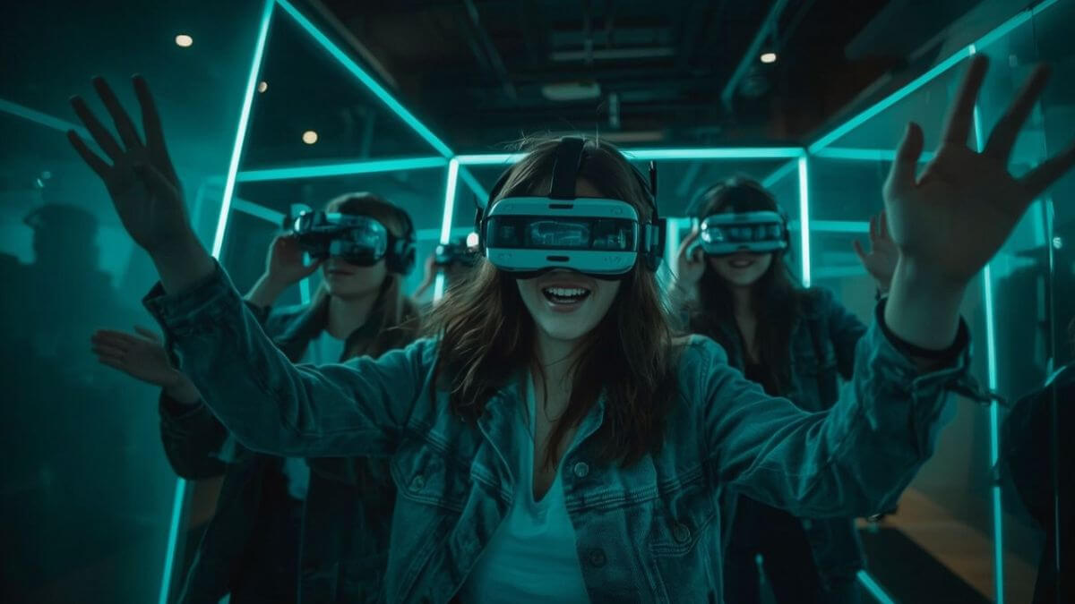 Equipe collaborative escape game VR - Esprit equipe en action
