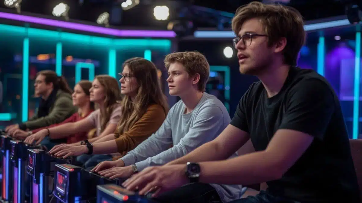 Team quiz game - Fun, competitive atmosphere