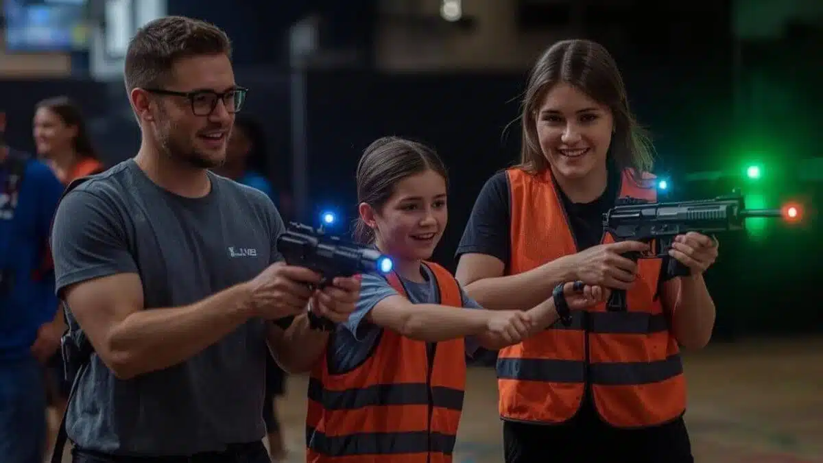 Family laser tag in Brussels: a multi-generational activity