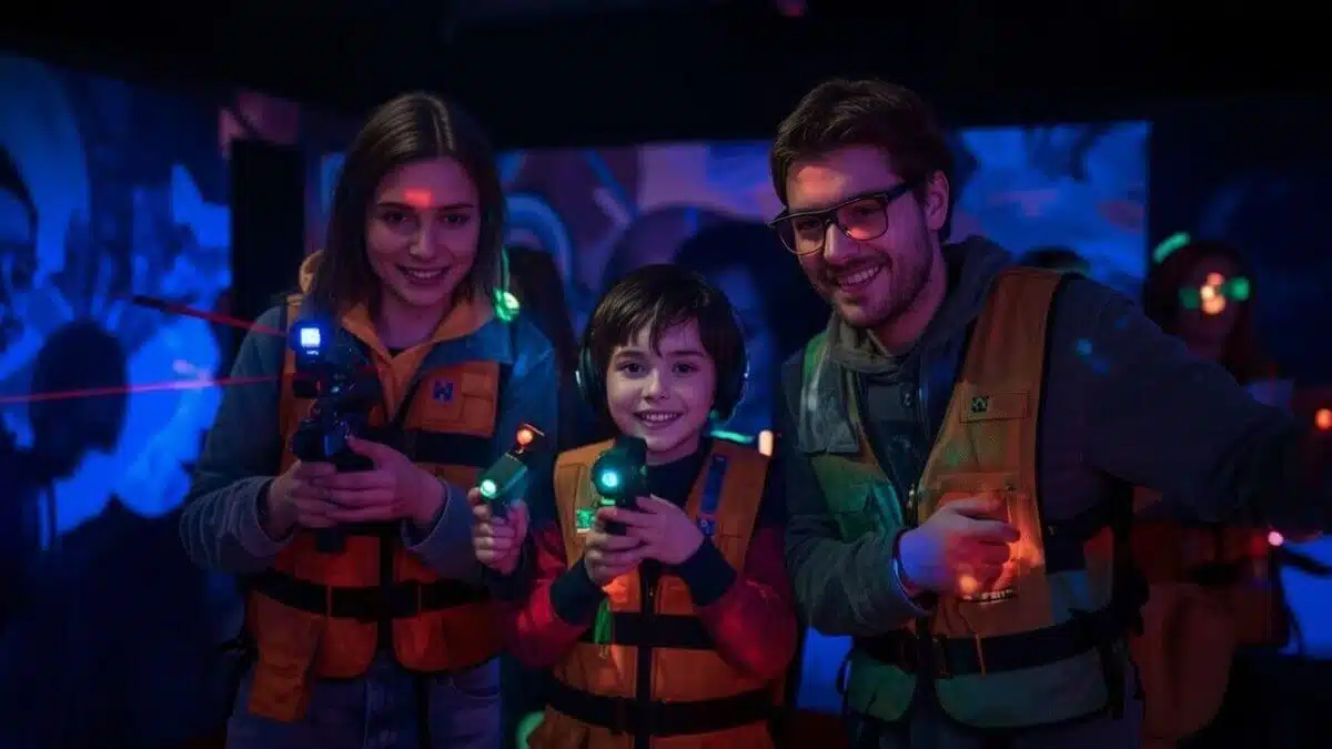 Laser game for kids in Brussels - Multi-generational activity