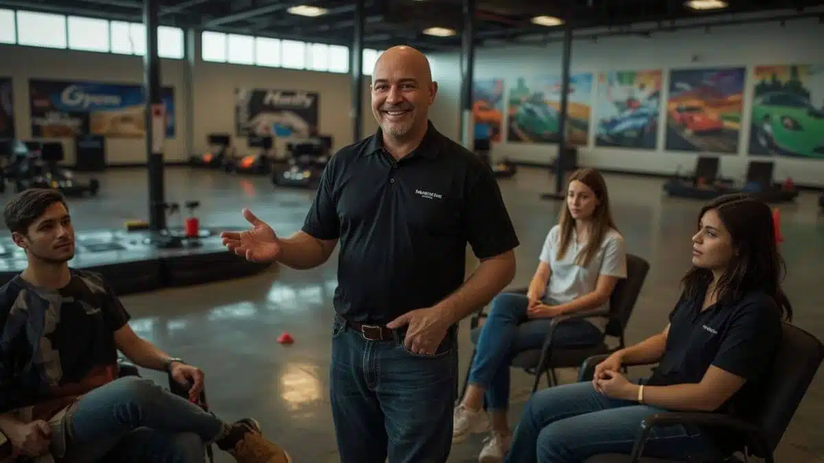 VR karting game modes - Real Mario Kart experience